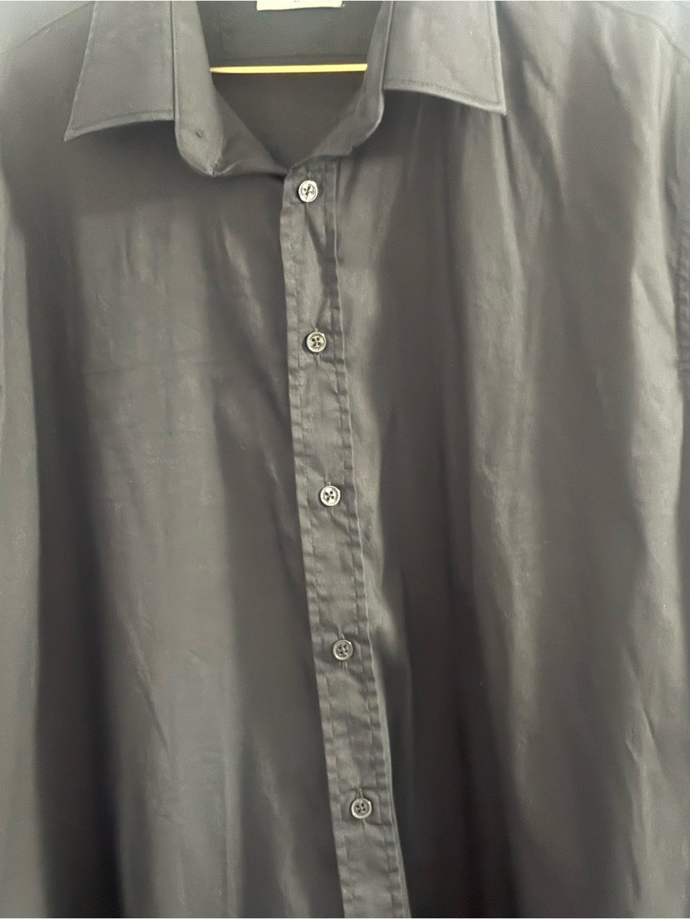 Men's Black Dress Shirt – Polished Button-Down